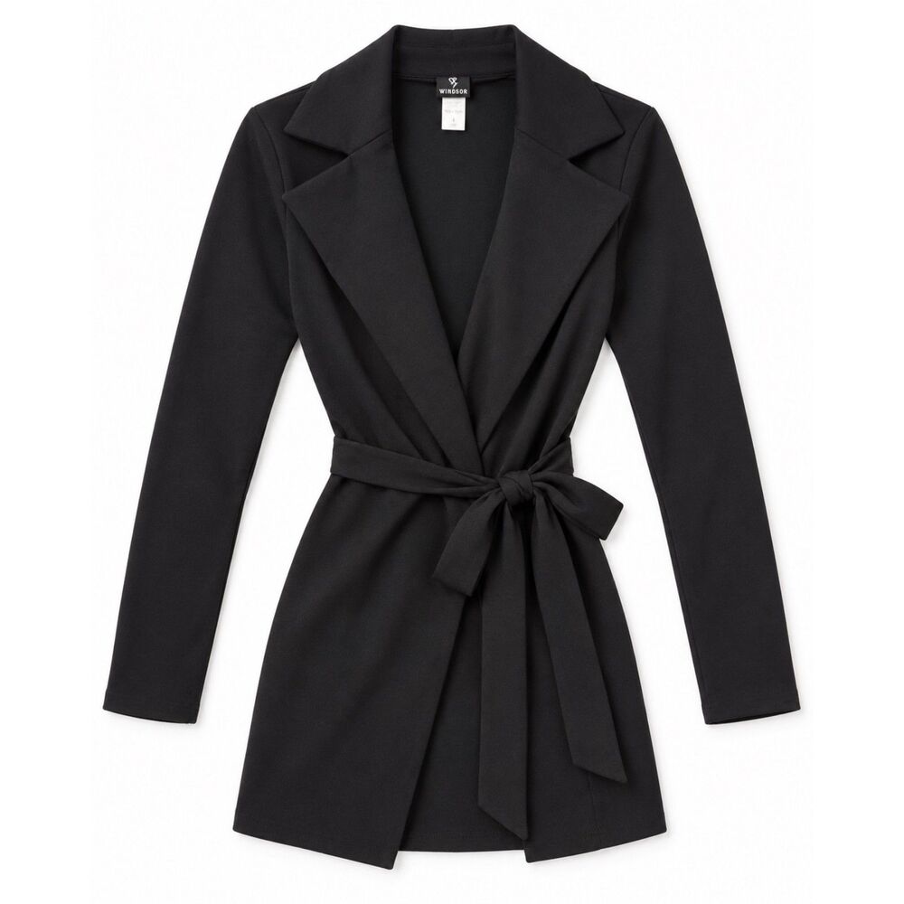 Windsor Tie wrap blazer